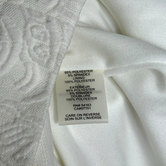 NWT Elegant Brunch Dress by Adrienne Vittadini w/ textured floral fabric detail - Picture 7 of 7